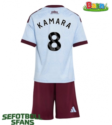 Aston Villa Boubacar Kamara #8 Tredjeställ Barn 2026-27 Kortärmad (+ Korta byxor)